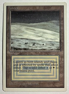 Tarjeta Magic the Gathering Dual Land - Tundra (ilimitada) - Imagen 1 de 2