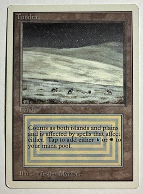 Magic the Gathering Dual Land - Tundra (Unlimited) Card - Image 1 of 2