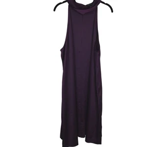 Banana Republic XXL lila ärmellos Wasserfallausschnitt Urlaub Luxus Kleid neu mit Etikett Übergröße - Bild 1 von 10