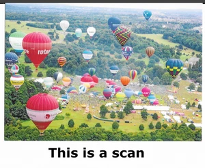 Bristol Ballons Postkarte, Heißluftballons heben ab, neu, top Zustand - Bild 1 von 3