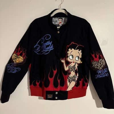 Betty Boop Wild Woman Racing Jacket JH Design Y2K   - Image 1 of 4