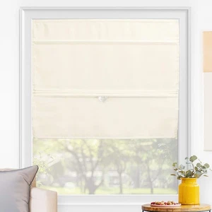 CHICOLOGÍA Cortinas Romanas para Ventanas, Pertallas para Ventanas para Hogar, Cortinas Romanas,... - Imagen 1 de 7