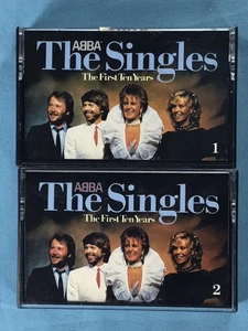 ABBA The Singles The First Ten Years, Double Audiocassette, Epic, 1982 - Picture 1 of 4