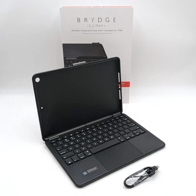Brydge 10.2 Max+ Wireless Keyboard Case for iPad (7th, 8th, 9th Gen) BRY8012-B - Image 1 of 4