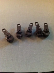 Juego de 5 tirones con cremallera de nailon 4,5 ropa de coser decoración del hogar YKK - Imagen 1 de 3
