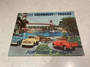 Chevrolet Trucks Sales Original Brochure 1954 - Picture 1 of 20