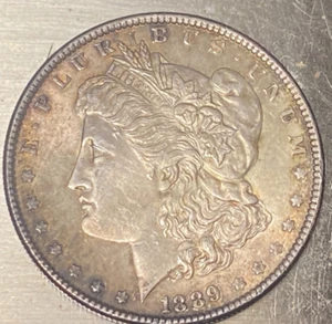 1889 P Morgan Dollar $1 US Silver Coin 1889-P BU  Brilliant Uncirculated - Picture 1 of 8