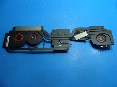 MSI GS73VR 7RF 17.3" Genuine Laptop CPU Cooling Fans w/Heatsink E322500122 - Image 1 of 3