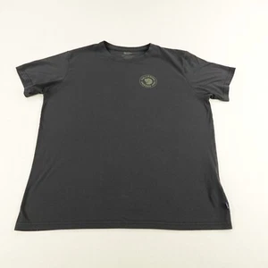 Fjallraven Shirt Mens XL Black Sweden 1960 Logo Short Sleeve Outdoors Crewneck - Picture 1 of 9