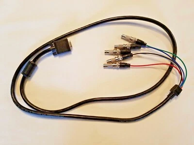 VGA (HD15) + cinque accoppiatori BNC + 5 BNC - 6 piedi - Immagine 1 di 4