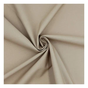 1m Light Taupe Medium Weight Plain 100% Cotton Poplin Fabric Cappuccino Beige - Picture 1 of 1