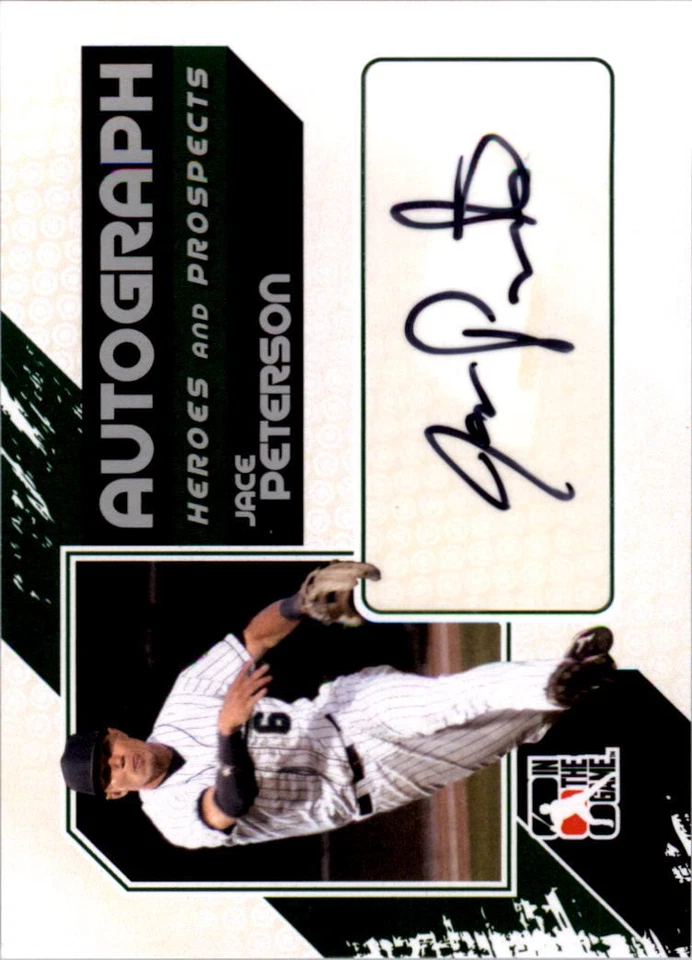 2011 ITG Heroes and Prospects Full Body Auto Silver #JPE Jace Peterson - Image 1 of 2