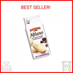 Pepperidge Farm Milano Double Dark Chocolate Cookies, 7.5 OZ Bag (15 Cookies) - Picture 1 of 2