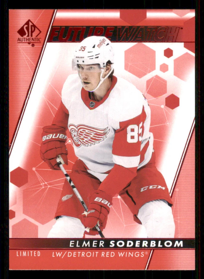 2022-23 SP Authentic Limited Red #145 Elmer Soderblom FW - Image 1 of 2