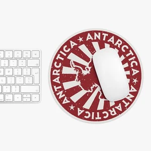 Antarctica Mouse Pad, Gift for Travel Lover - Unique Desk Accessories, Office - Picture 1 of 5