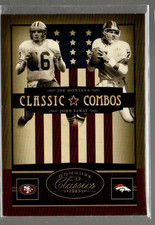 2005 Donruss Classics Classic Combos Gold #6 Joe Montana John Elway /100