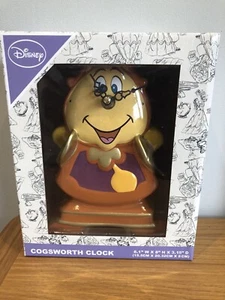 PRIMARK DISNEY BEAUTY AND THE BEAST COGSWORTH CLOCK BNIB RARE - Picture 1 of 5