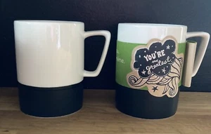 STARBUCKS Made By You Mug 2013 1 NEW/1 used  Personalized Coffee Mug set 2 - Picture 1 of 10