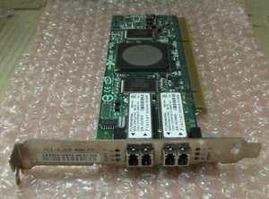 Qlogic QLA2462 HBA FC Dual Channels 4GB PCI-X Card HBA PCIX - Picture 1 of 1