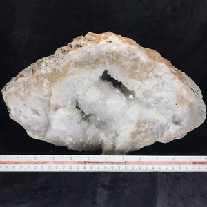 12 Zoll 20 Pfund natürlicher Quarzkristall Cluster Qualität große Geode Achat Reiki Heilung - Bild 1 von 12