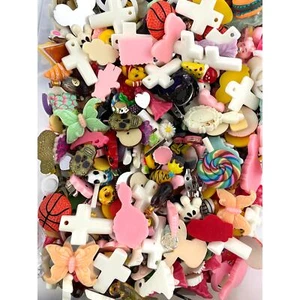 150 PC Resin Cab Flatback Charm Grab Bag Mixed DIY Craft Supplies  - Picture 1 of 14