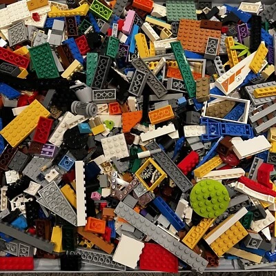 LEGO Bulk Lot of 20 Pounds Lbs Bricks Parts and Pieces Grab Bag Castle City - Image 1 of 3