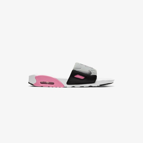 Nuovi sandali donna Nike Air Max 90 Slide Ct5241 100 bianco grigio freddo rosa