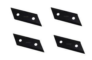 4 x 10,4 CM Ziehmesser f. AL-KO Häcksler 325967, 517828, 13270541, H1600 b H3200 - Bild 1 von 2
