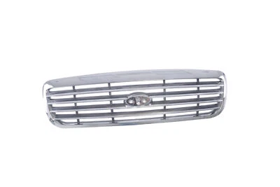 New Front Upper Chrome Grille With Gray Insert For Ford Crown Victoria 98-11 Foto 1 de 4