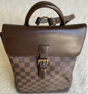 Louis Vuitton Soho Damien Ebene Brown Canvas Backpack - Picture 1 of 7