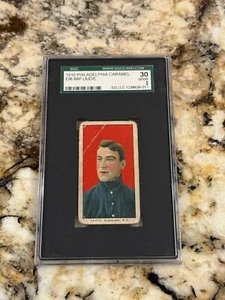 Nap Lajoie 1910 E96 Philadelphia Caramel SGC 2 Dead Centered Eye-Popping Color - Picture 1 of 2