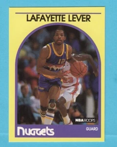 Aros de la NBA 1988-1989 # 25 palanca Lafayette -- Denver Nuggets -- caja 99 - Imagen 1 de 1