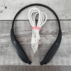 LG Tone Ultra SE HBS-835S Black Wireless  Bluetooth Headset Tested Working *READ - Photo 1 sur 8