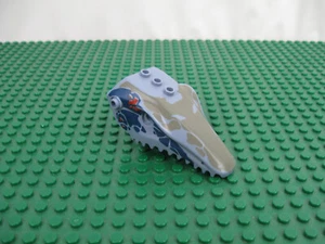 LEGO Mosasaurus Dino Cabeza Dentada Mandíbula Top con Alfiler Animal Cuerpo Parte 6721 #40387px1 - Imagen 1 de 3