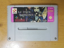 Castlevania Vampires Kiss SNES Original PAL English Vampire Super Nintendo