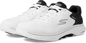 SKECHERS Go Walk 7 Shoe - COSMIC WAVES - White/Black - Womens - Ladies - Picture 1 of 5