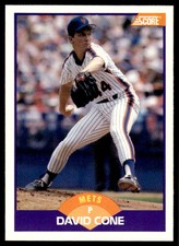1989 Score David Cone New York Mets #221