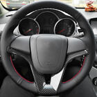 Perforated Leather Steering Wheel Cover For Chevrolet Cruze 09-14 Aveo Ravon