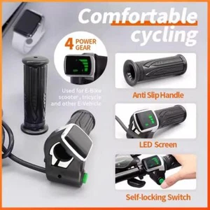 Bicicleta Eléctrica Universal con Mango Pantalla LCD Para 36 D5H8 V4H0 - Imagen 1 de 15