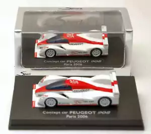 Modellino auto Spark Model PEUGEOT 908 PARIS 1:87 modellismo racing collezione - Foto 1 di 1