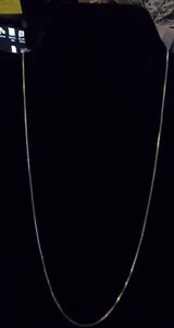 Sterling Silber 20" Box Kette sehr schön! - Bild 1 von 5