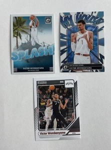 victor wembanyama 2024-25 Donruss Optic Lot Splash My House Base Spurs - Bild 1 von 2