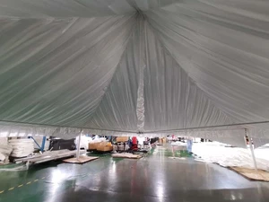 20x30 White High Peak Tent Draping Liner Elegant Drapery for Party Event Wedding - Picture 1 of 6