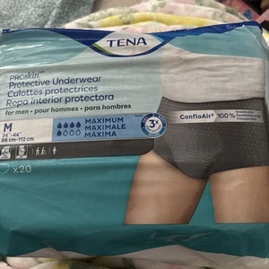 Tena ProSkin Maximum Absorbency Incontinence Underwear for Men, Med, 20 Ct T5 - Picture 1 of 3