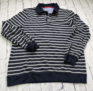 Vintage años 90 L.L. Camisa de rugby a rayas Bean talla grande - Imagen 1 de 7