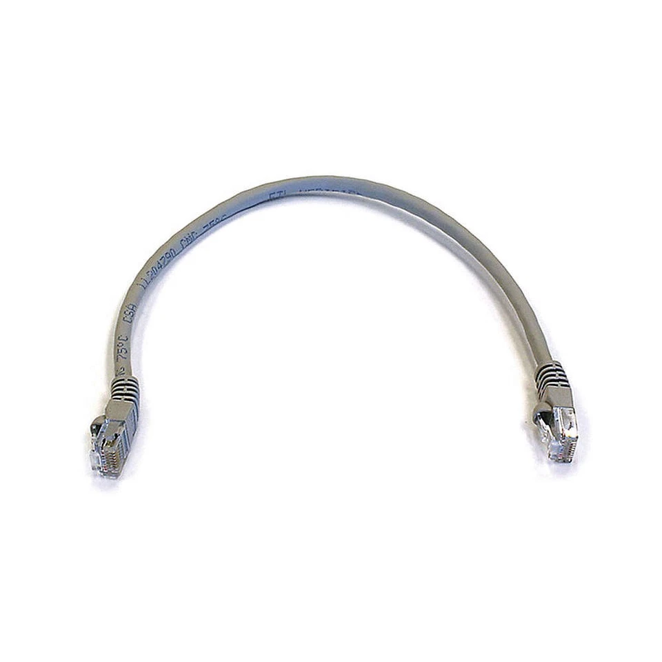 MONOPRICE 2287 Patch Cord,Cat 6,Booted,Gray,1.0 ft. 5VZH8 - Image 1 of 1