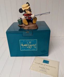NOS WDCC Disney Topolino Somethin' Fishy COA scatola originale 250734G - Foto 1 di 8