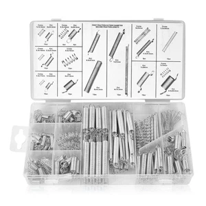 Kit de clasificación de resortes 200 piezas, kit de resorte de extensión y compresión, resorte pequeño... - Imagen 1 de 7