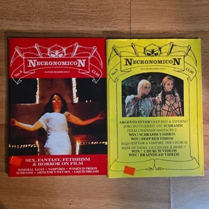 NECRONOMICON # 3  & 6 Horror Film Mag Buttgereit, Argento - Bild 1 von 7