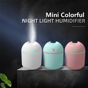 Mini USB Air Humidifier 250ml Aroma Diffuser Mist Spray for Car & Home & Office - Picture 1 of 8